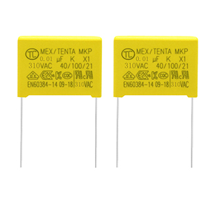 國(guó)產(chǎn)安規(guī)X1電容310V103K 腳距P10mm 0.01UF/310V快充電源常用