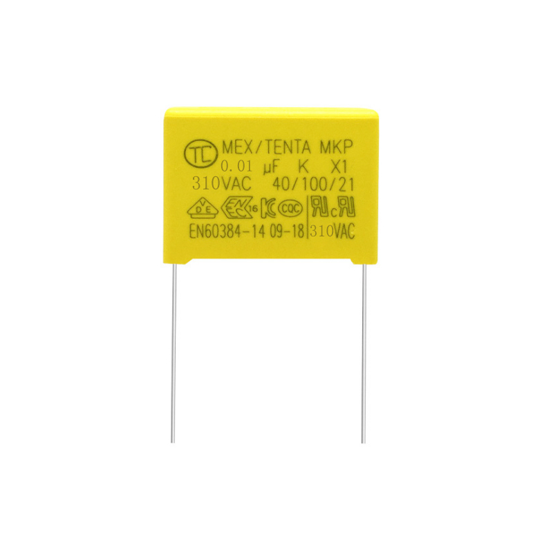 國(guó)產(chǎn)安規(guī)X1電容310V103K 腳距P10mm 0.01UF/310V快充電源常用