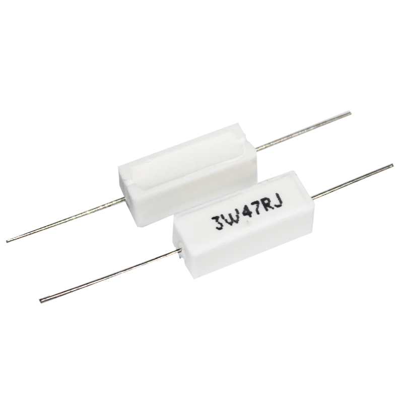 全系列3W水泥電阻 陶瓷 3W47RJ 47歐姆 精度5% 陶瓷水泥電阻定制