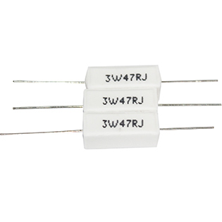 全系列3W水泥電阻 陶瓷 3W47RJ 47歐姆 精度5% 陶瓷水泥電阻定制