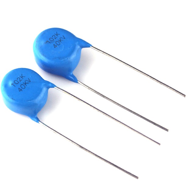 CT81超高壓瓷片電容40KV102 片徑22.5mm 激光設(shè)備 高壓電源板常用