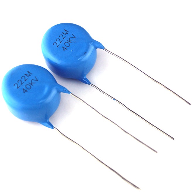 原裝Y5T 高壓瓷片電容40KV222M 2200PF 2.2nF 片徑21mm陶 瓷電容器
