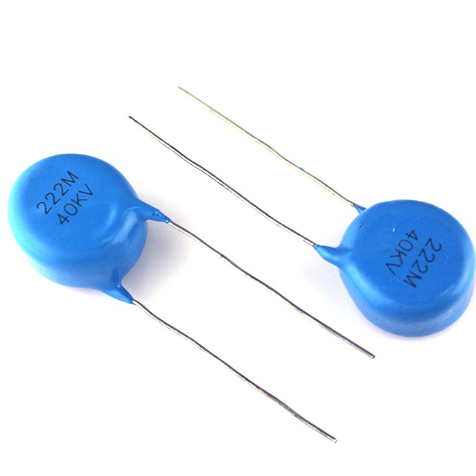 原裝Y5T 高壓瓷片電容40KV222M 2200PF 2.2nF 片徑21mm陶 瓷電容器