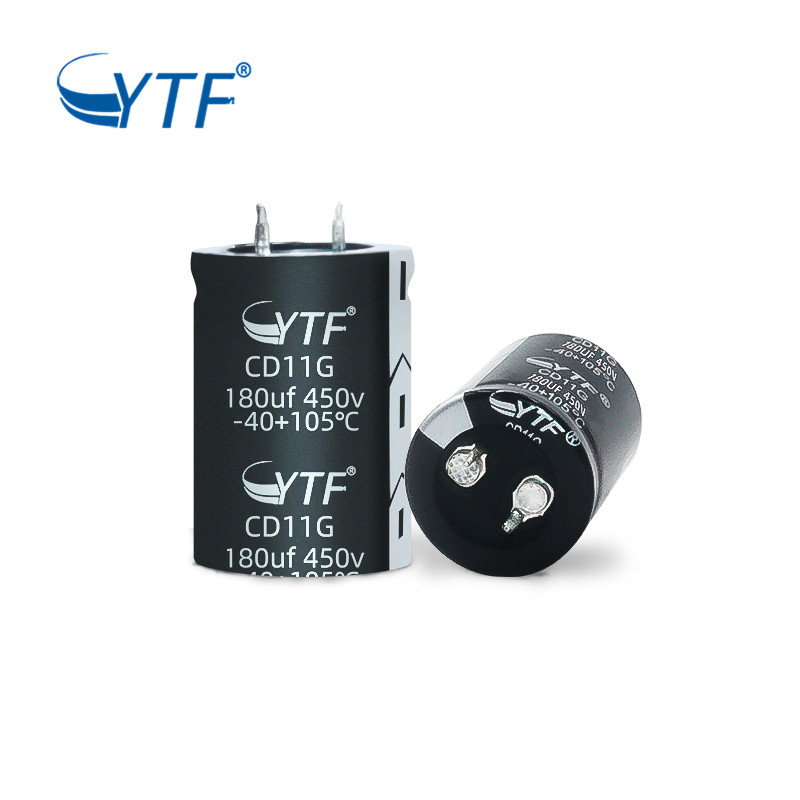 全新電源常用牛角電容450V180UF 22*40mm 180UF/450V 105℃ 長(zhǎng)壽命