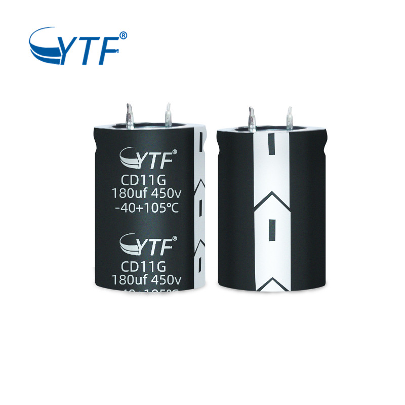 全新電源常用牛角電容450V180UF 22*40mm 180UF/450V 105℃ 長(zhǎng)壽命