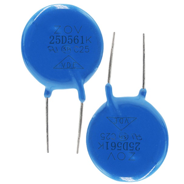 25D561K 壓敏電阻 直徑25mm 10% 561K25D電路保護(hù)常用器 現(xiàn)貨 直供