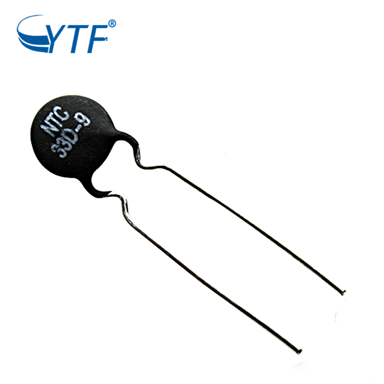 NTC熱敏電阻33D-9 負(fù)溫度系數(shù) 阻值33R 直徑9mm 33D9電池?zé)?敏電阻