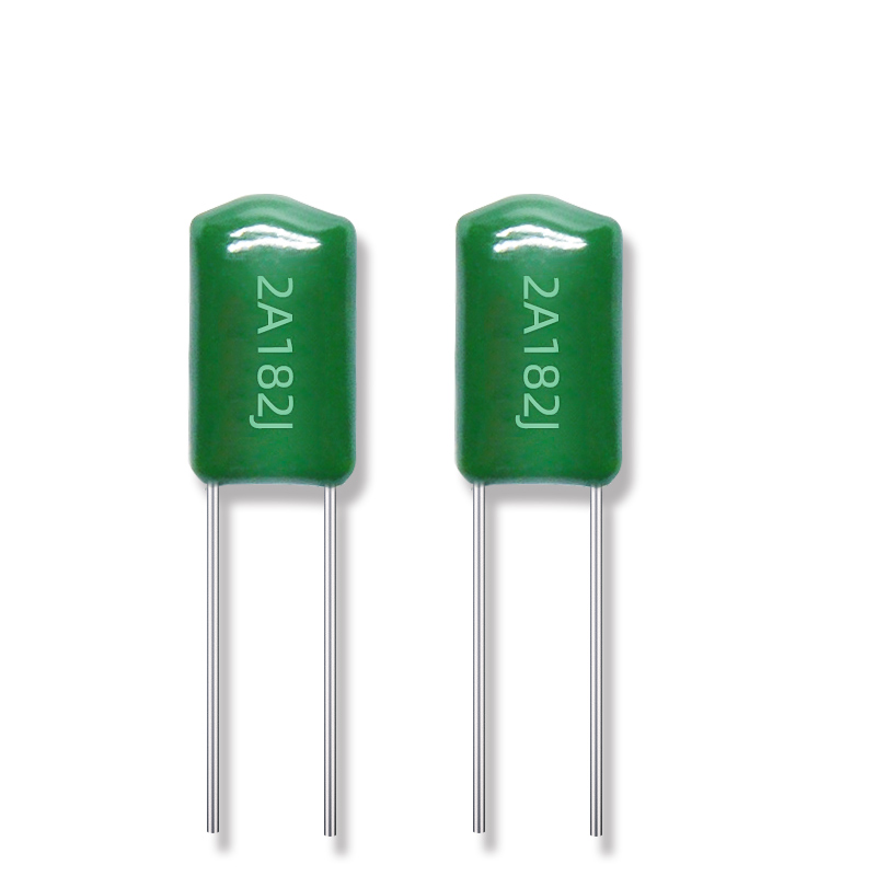 CL11滌綸電容2A182J 1.8NF ±5% 182J100V節(jié)能燈 箔 式 薄膜電容器