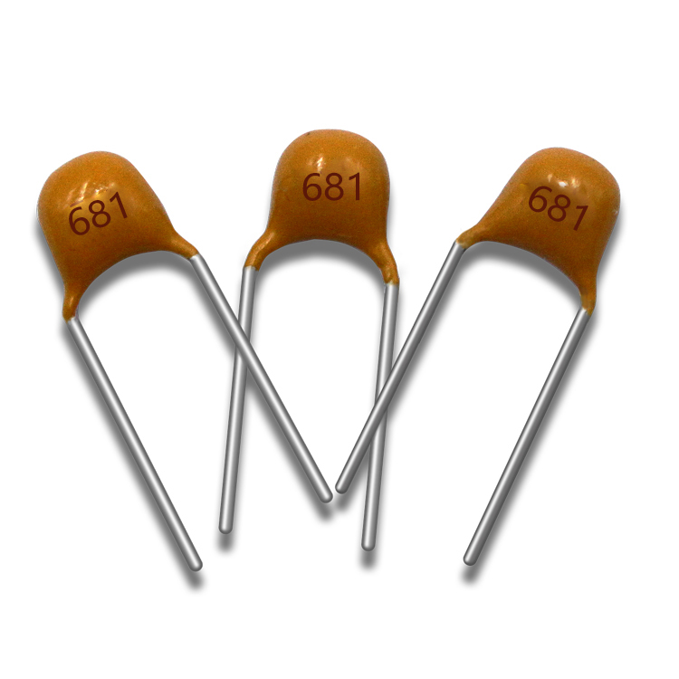 50V681K獨(dú)石電容 P5.08mm 10% 50V680PF環(huán)保積層電容生產(chǎn)廠家